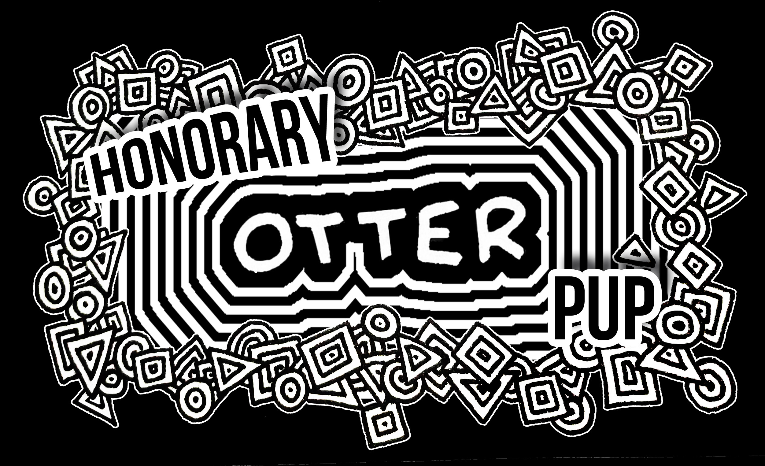 The Honorary OTTER pup sticker